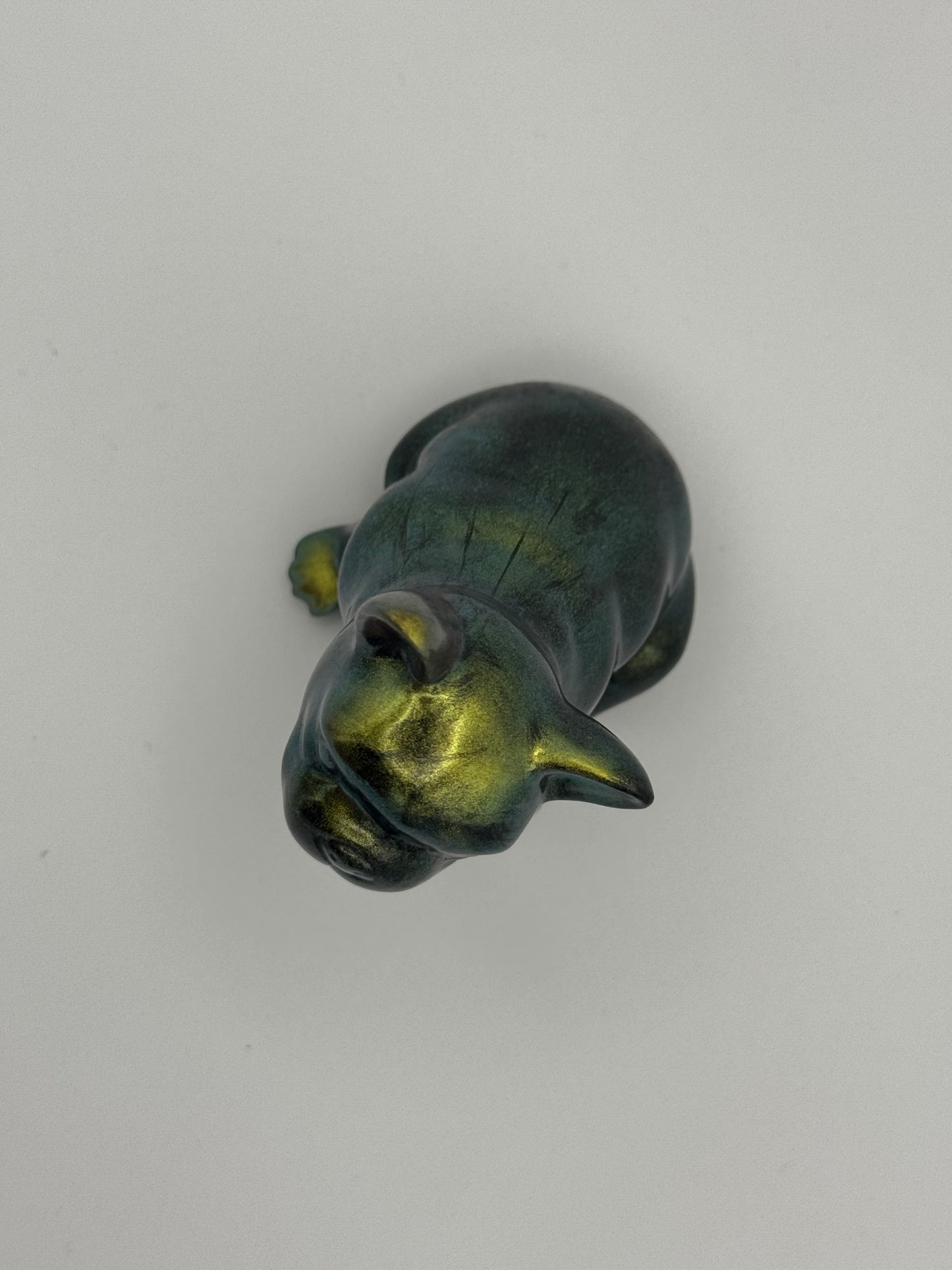 Black and Gold resin French Bull dog ornament