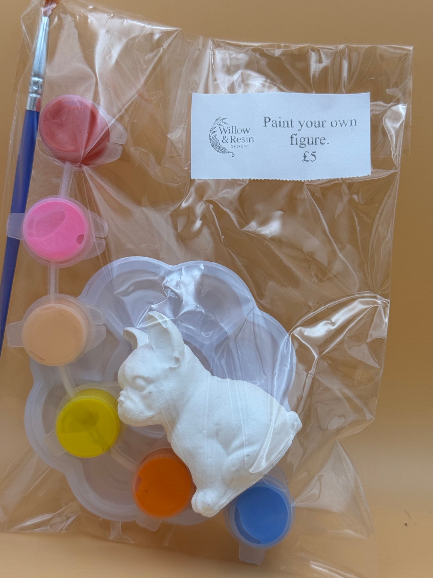 DIY Paint your own figure craft set