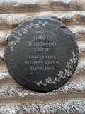 Personalised Slate coaster