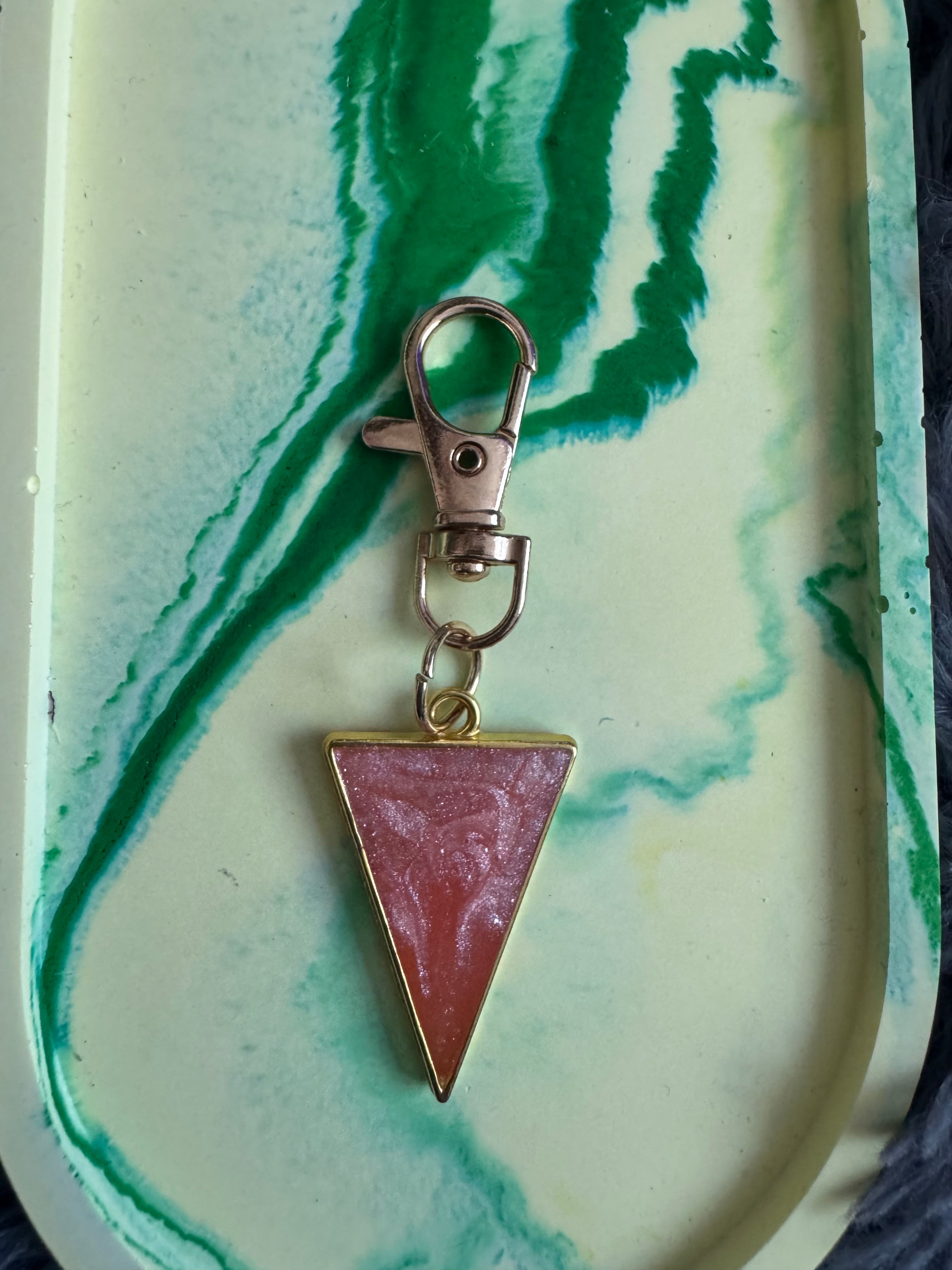 Metal bezel keyrings
