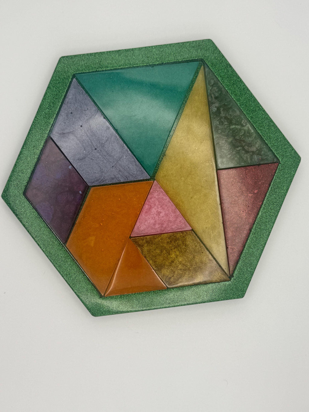 Resin Jigsaw Puzzle - Handmade Brain Teaser