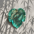 Large resin leaf trinket tray
