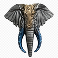 Resin Elephant wall hanging