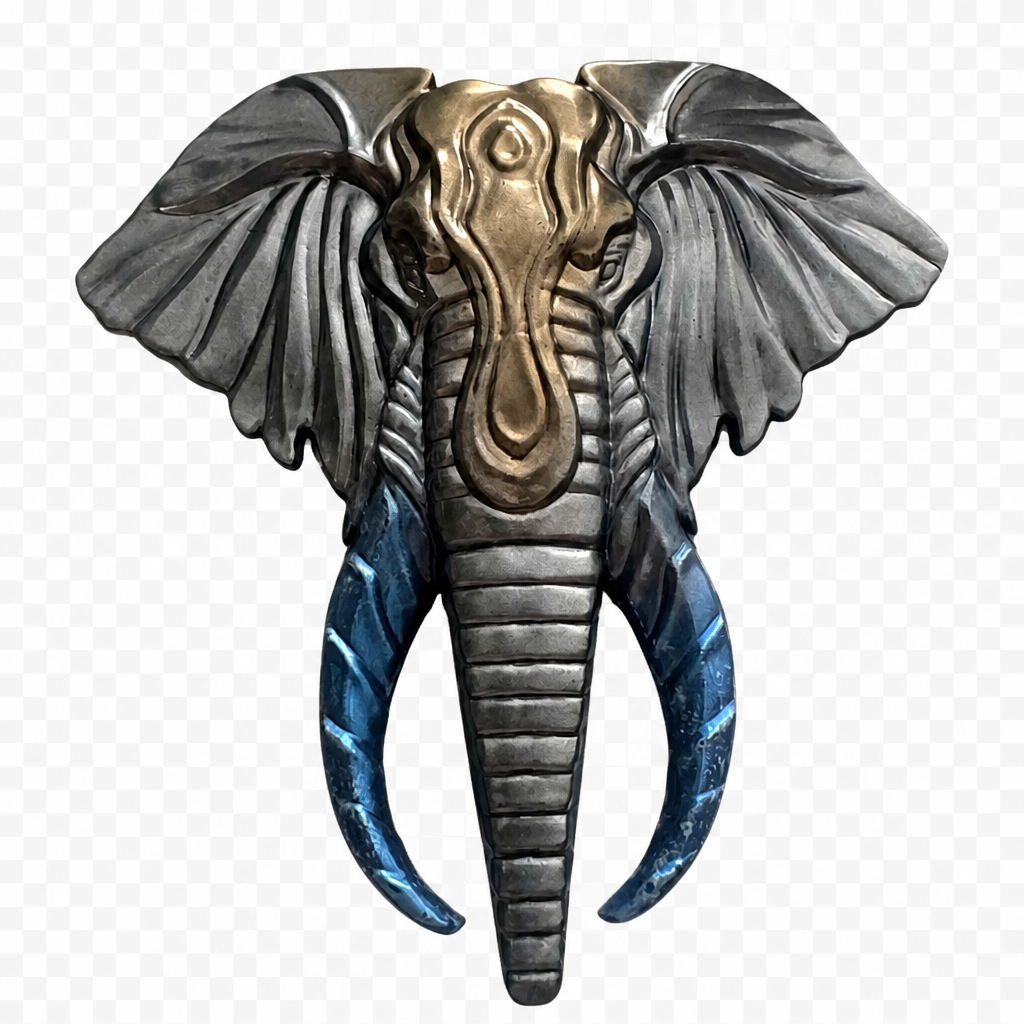 Resin Elephant wall hanging