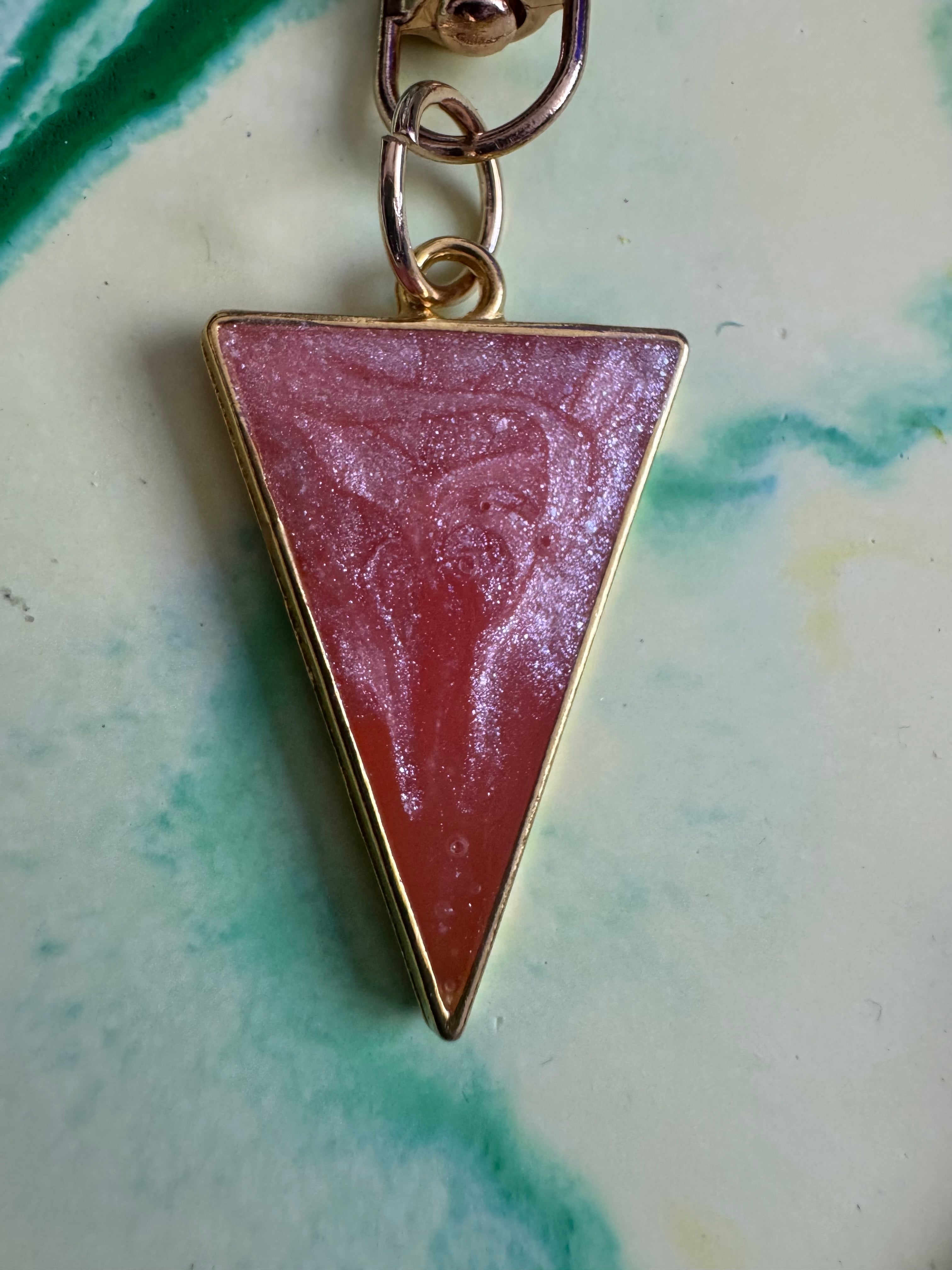 Metal bezel keyrings