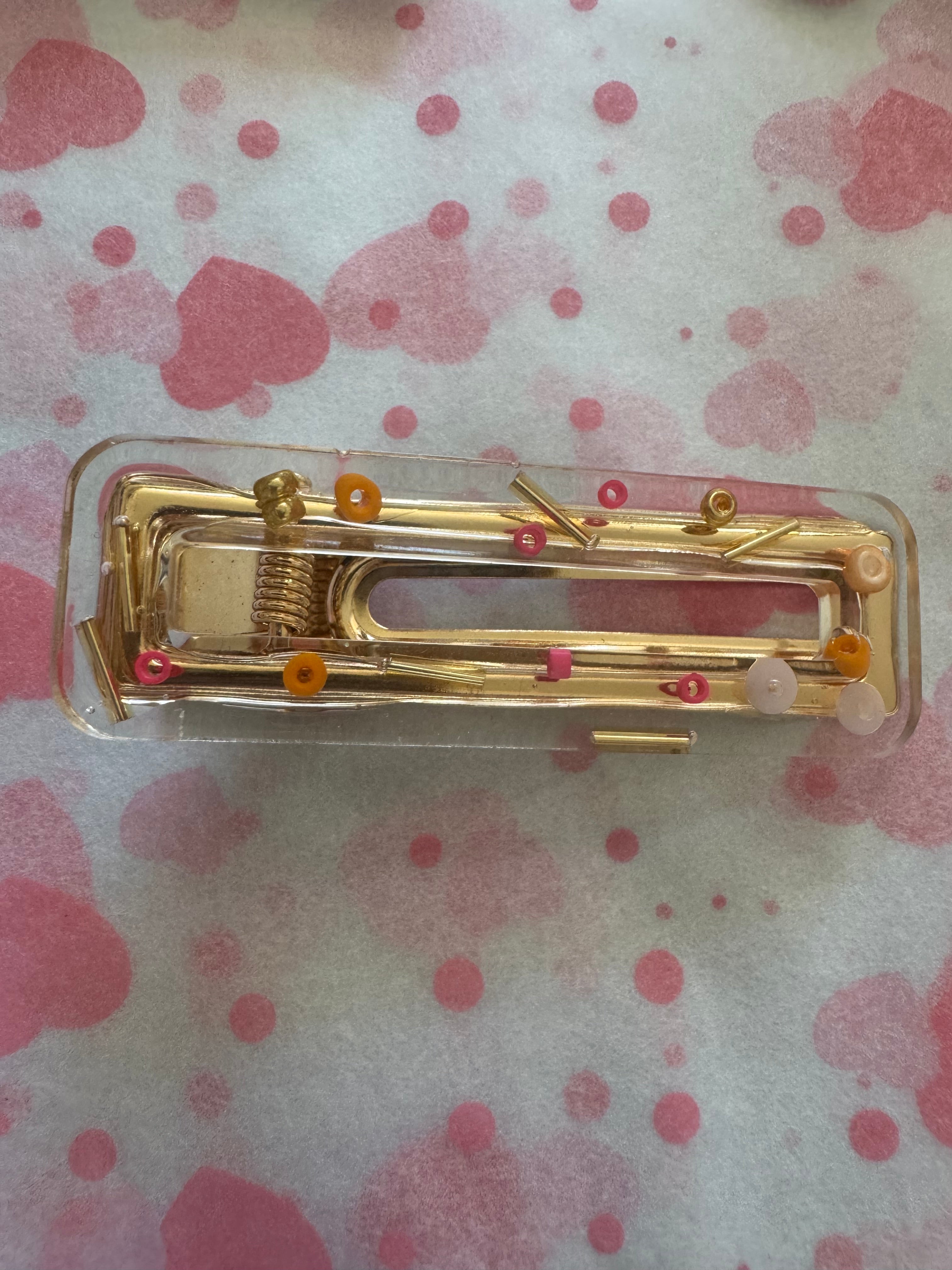 Resin hair clips