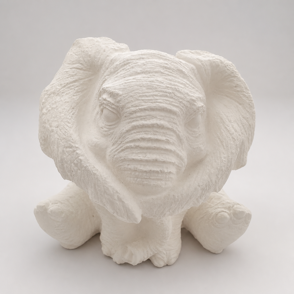 Ecoresin Elephant figure