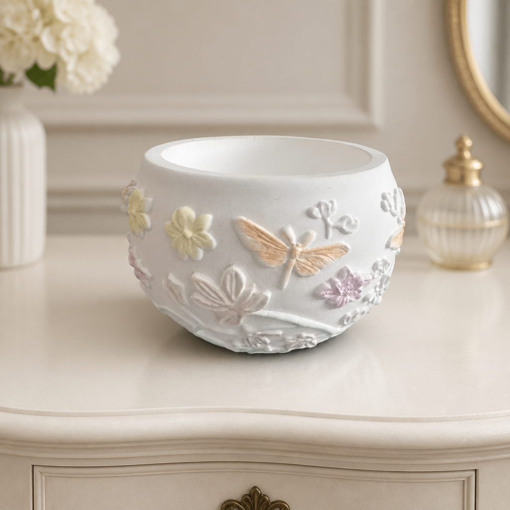 Cute handmade spring decor bowl