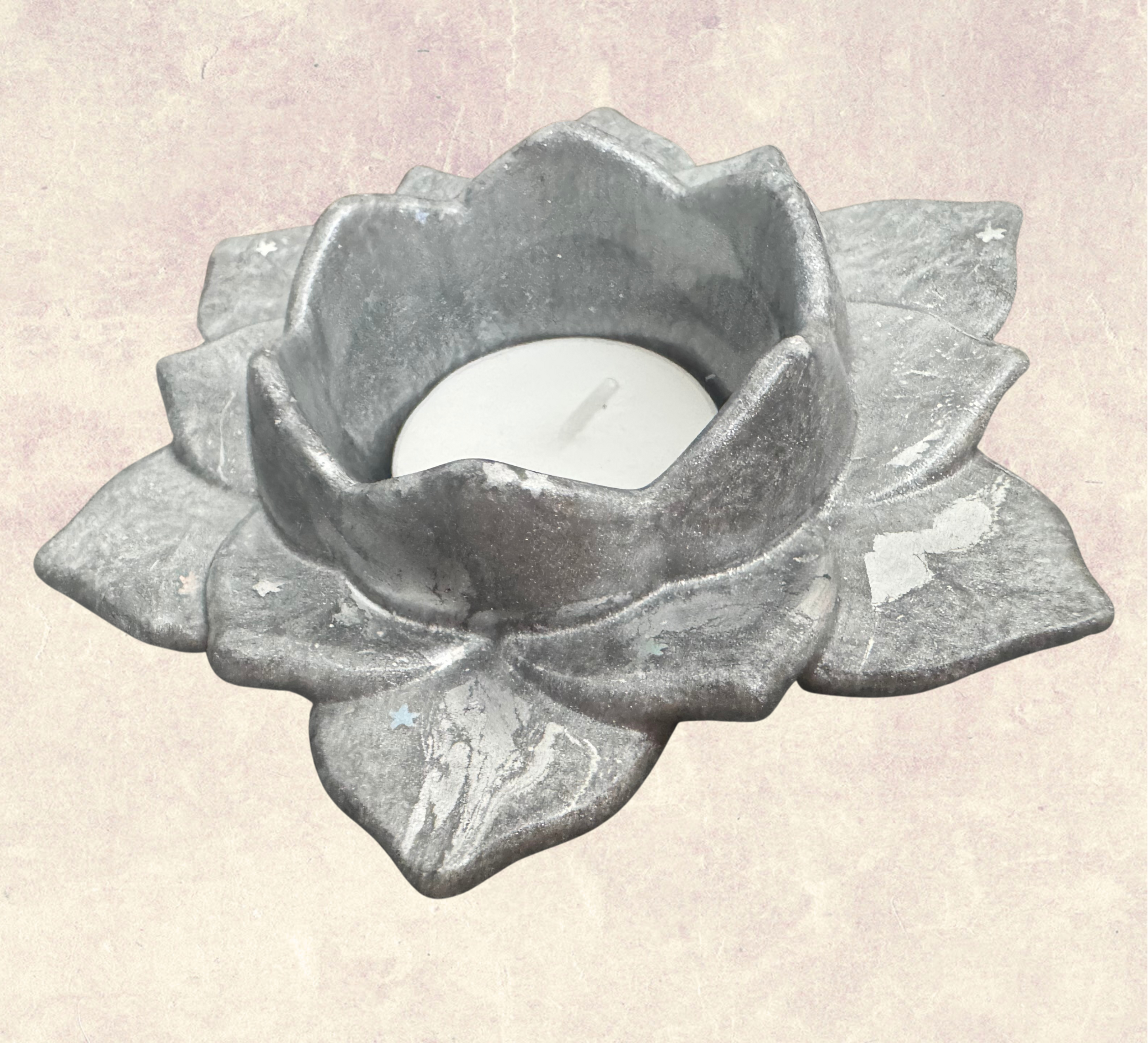 Lotus tea light holder