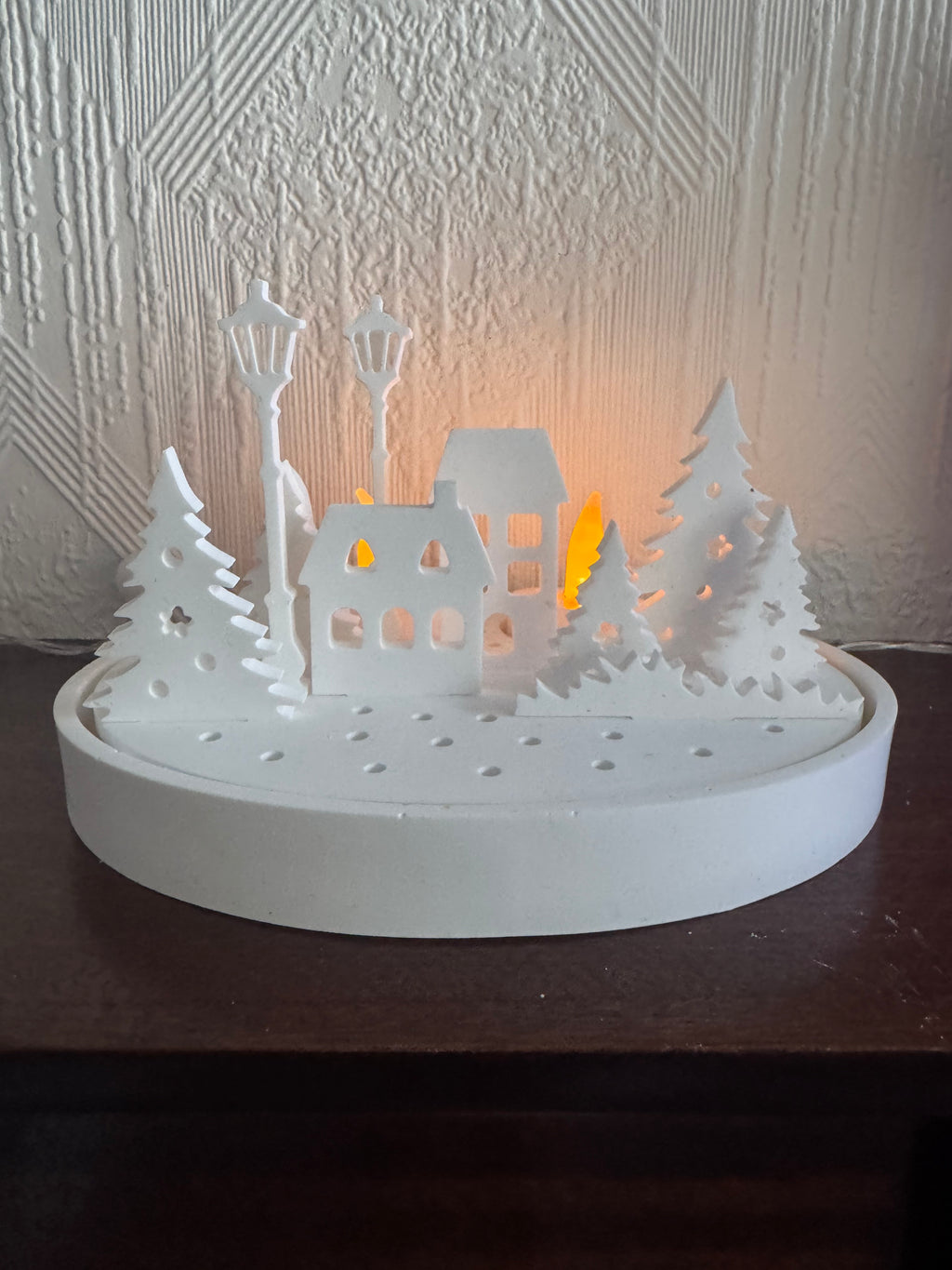 Light up eco resin Christmas village – photo 5 | Willow & Resin Designs