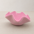 Pink handmade trinket tray in eco resin