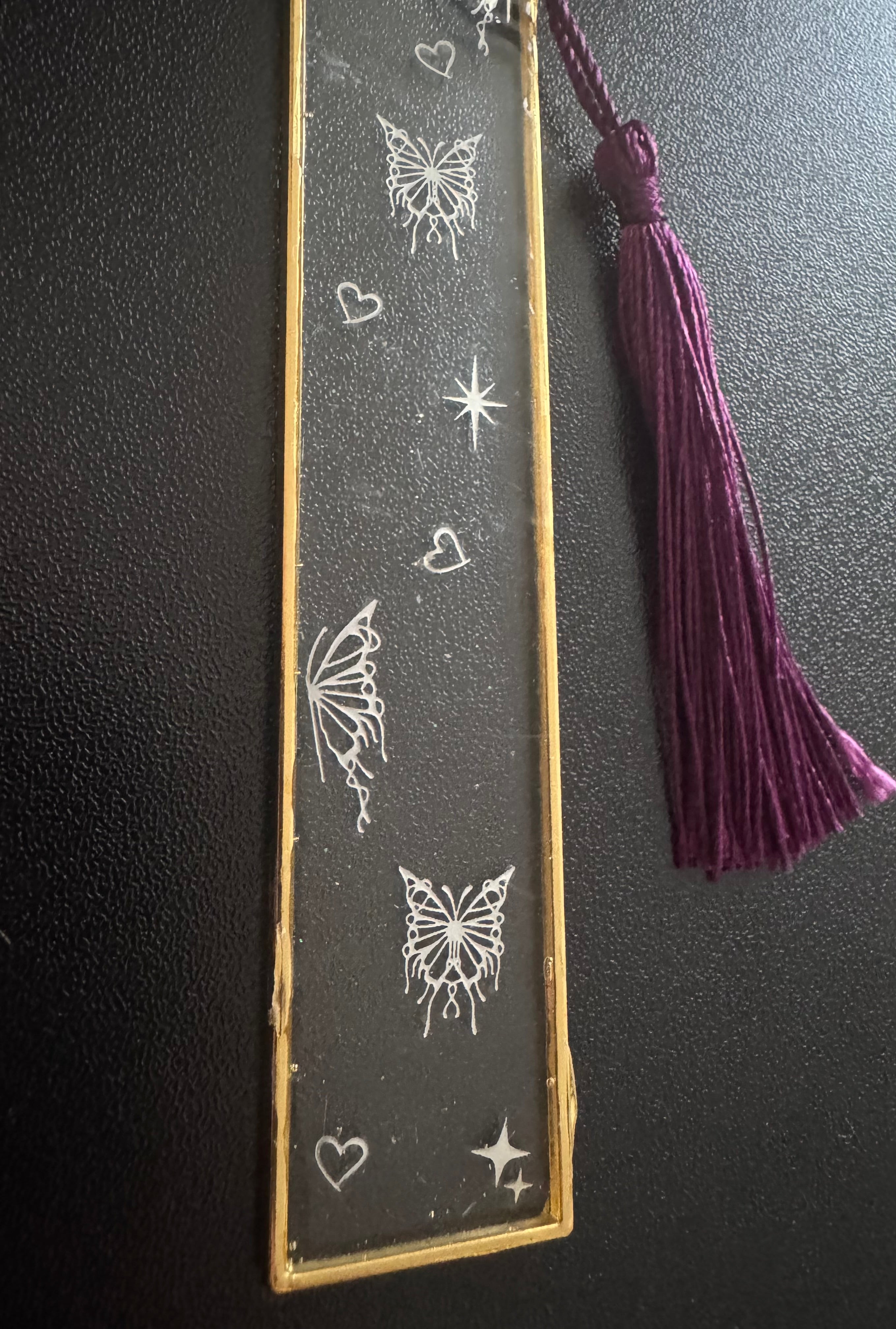 Resin bookmarks