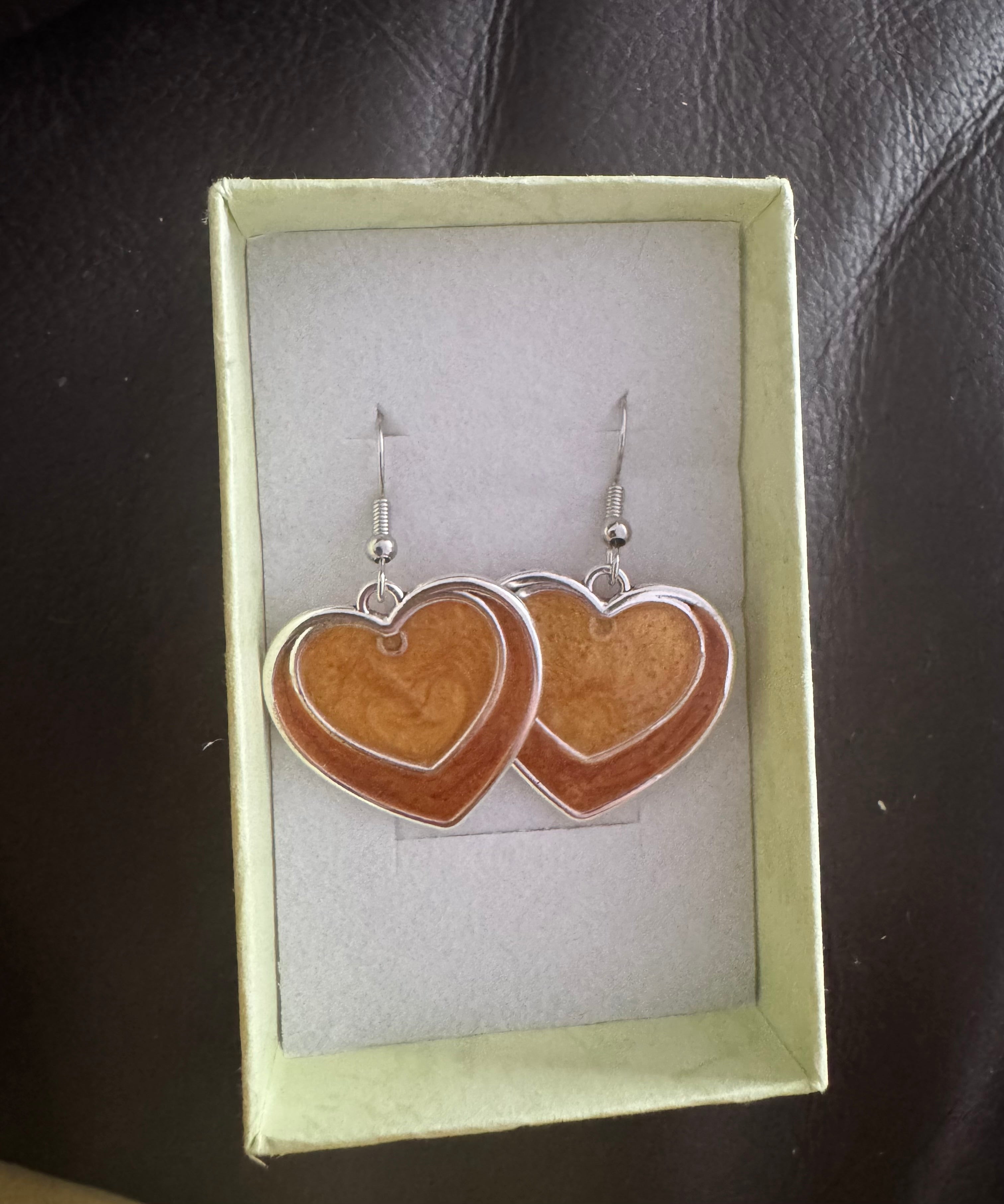 Handmade resin earrings