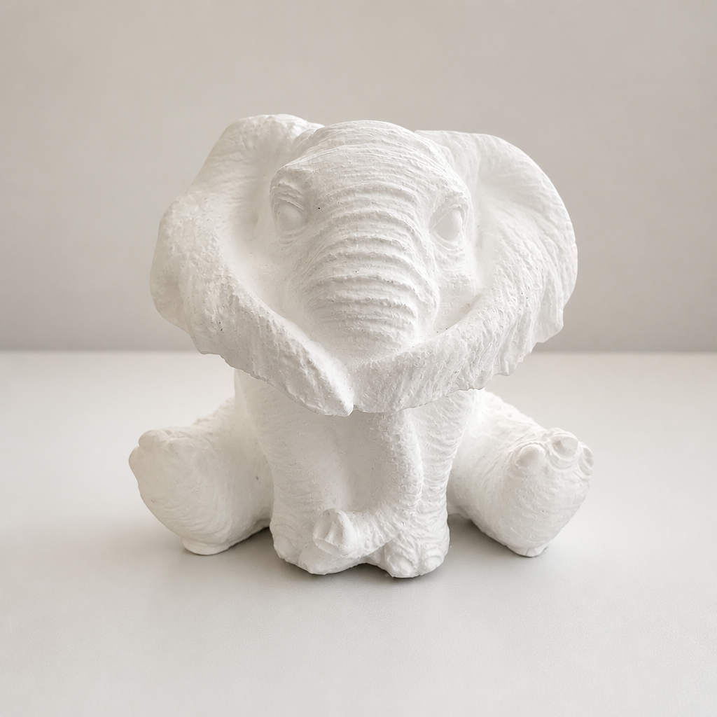 Ecoresin Elephant figure