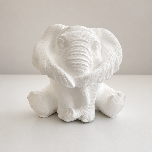 Ecoresin Elephant figure