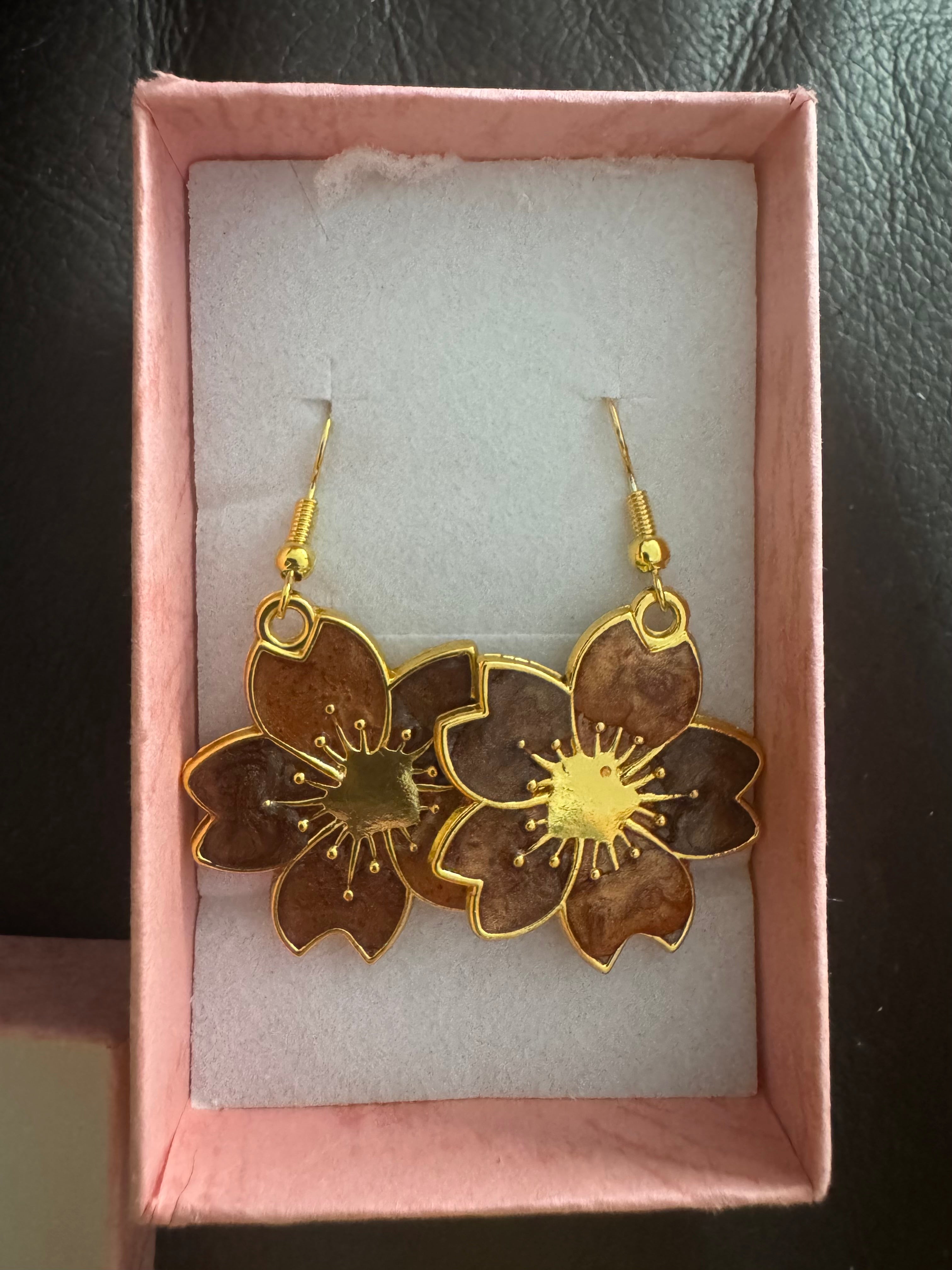 Handmade resin earrings