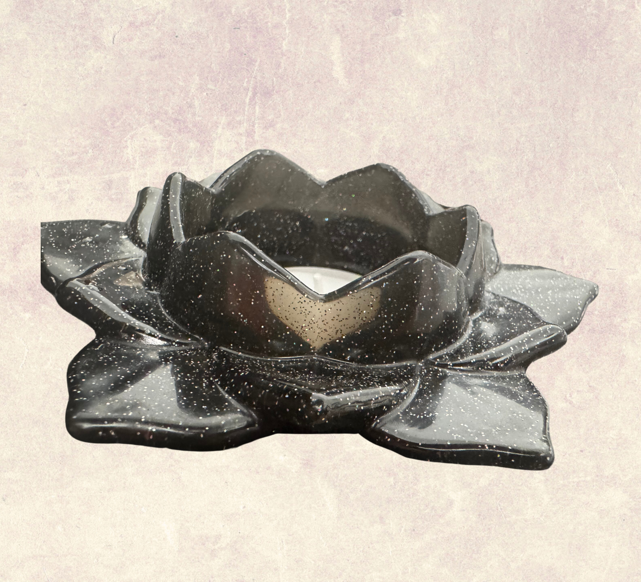Lotus tea light holder