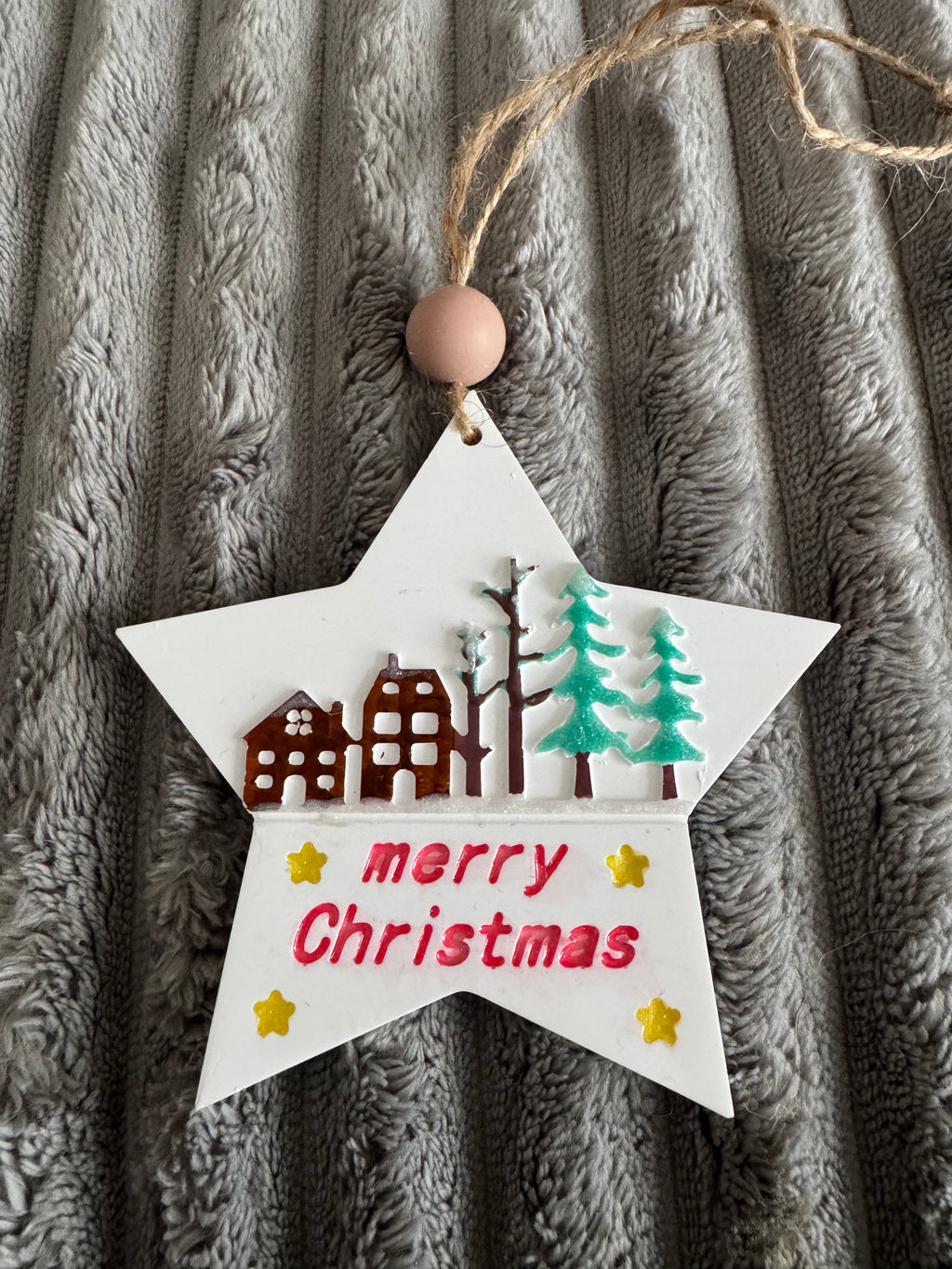Hand painted eco resin Christmas decoration – photo 4 | Willow & Resin Designs