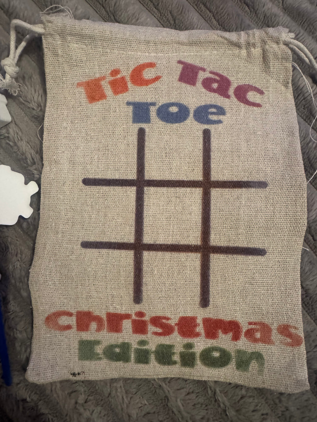 Paint your own Tic Tac Toe, Christmas edition