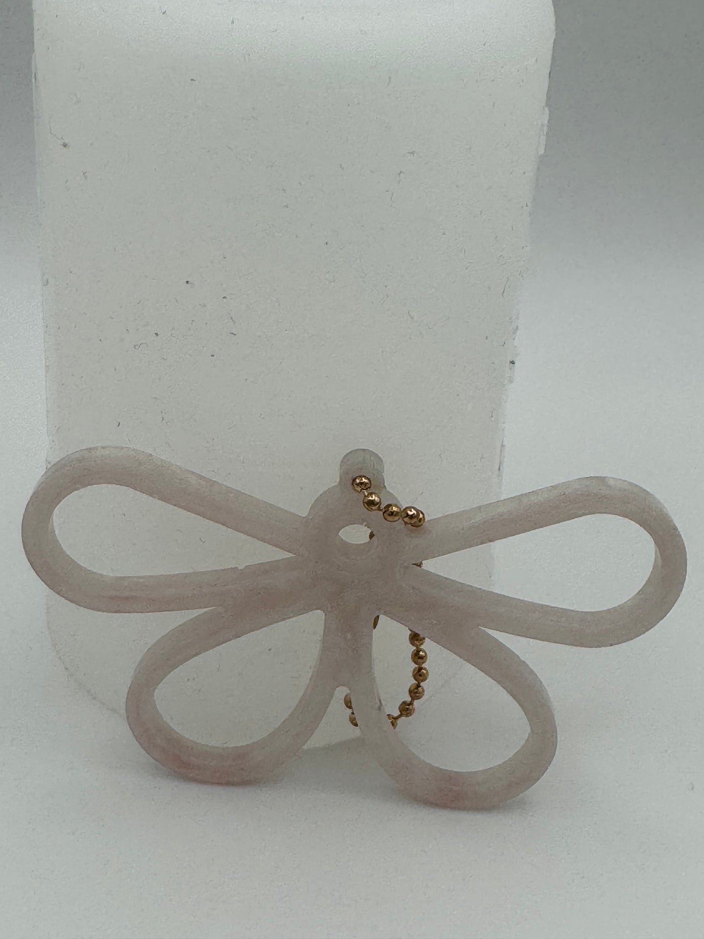 Simple resin butterfly bag charm