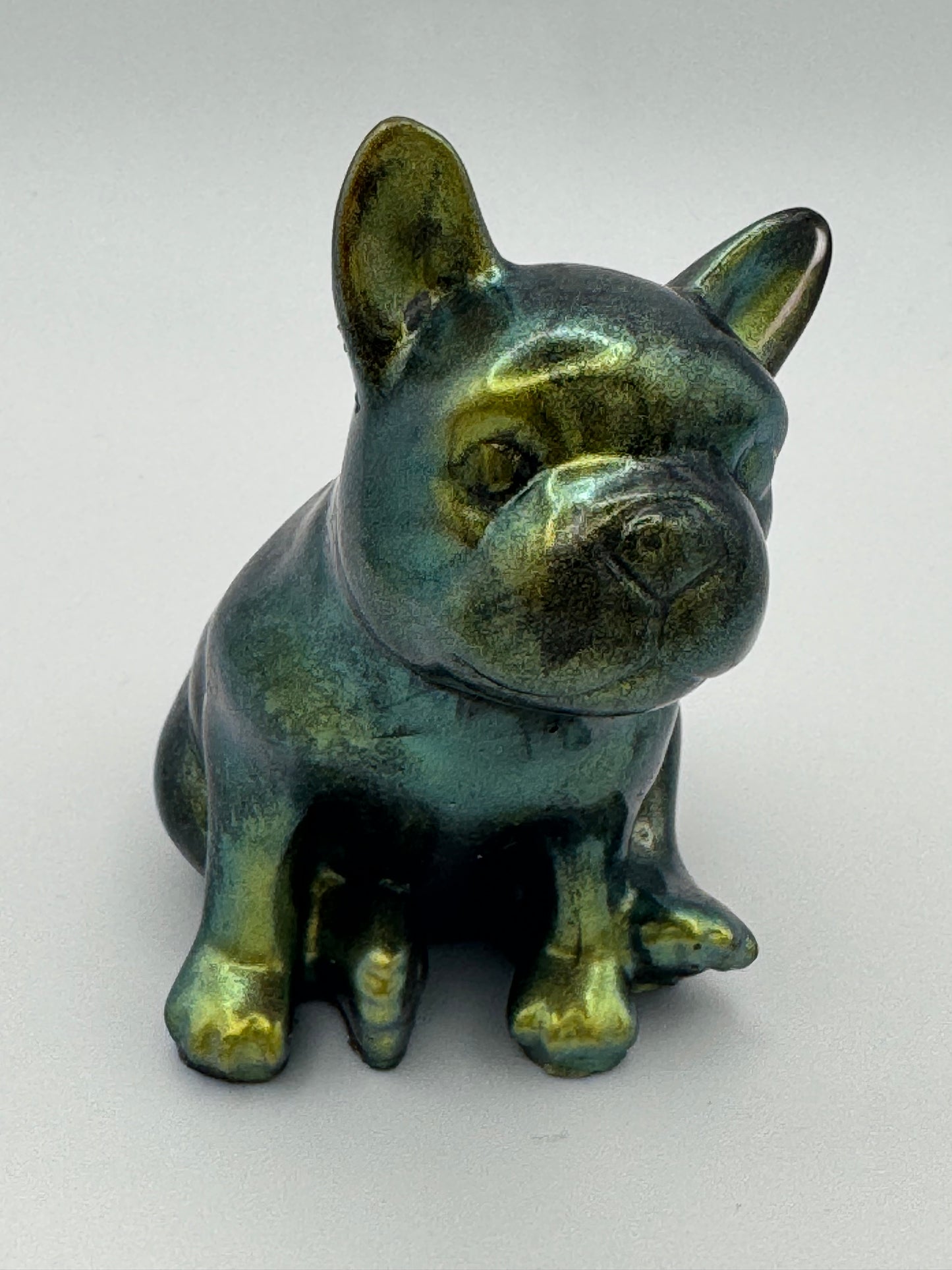 Black and Gold resin French Bull dog ornament