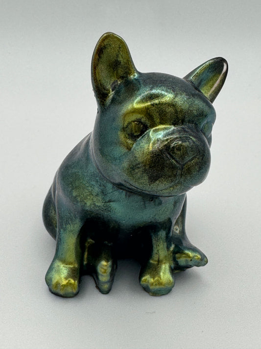 Black and Gold resin French Bull dog ornament