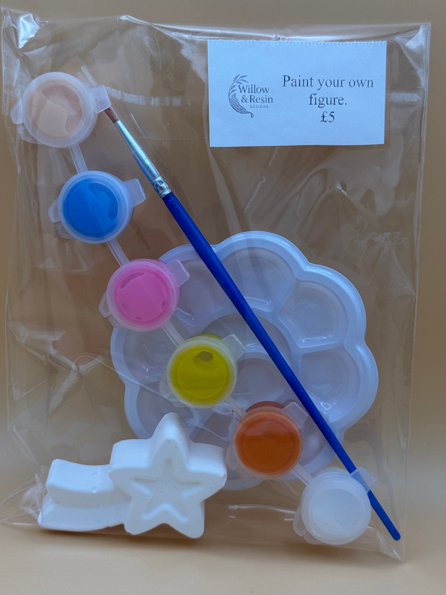 DIY Paint your own figure craft set