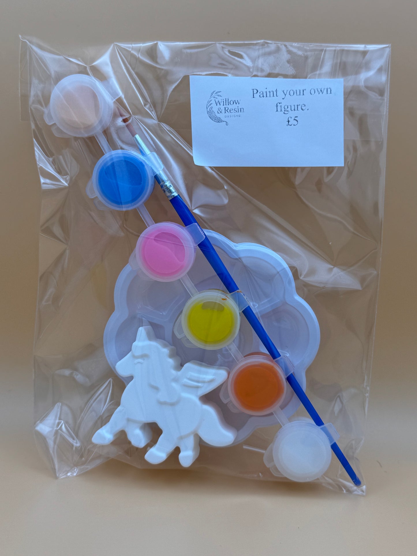 DIY Paint your own figure craft set