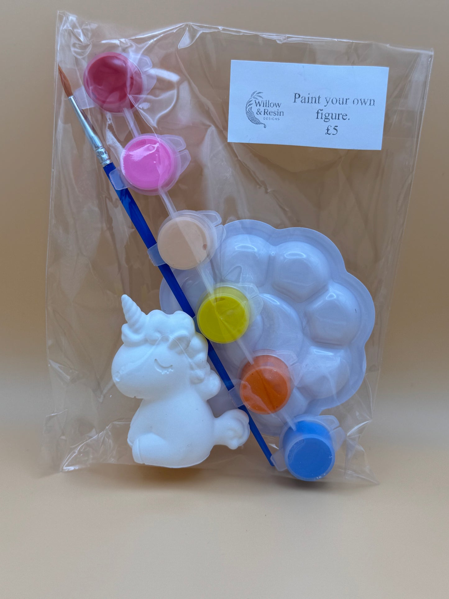 DIY Paint your own figure craft set