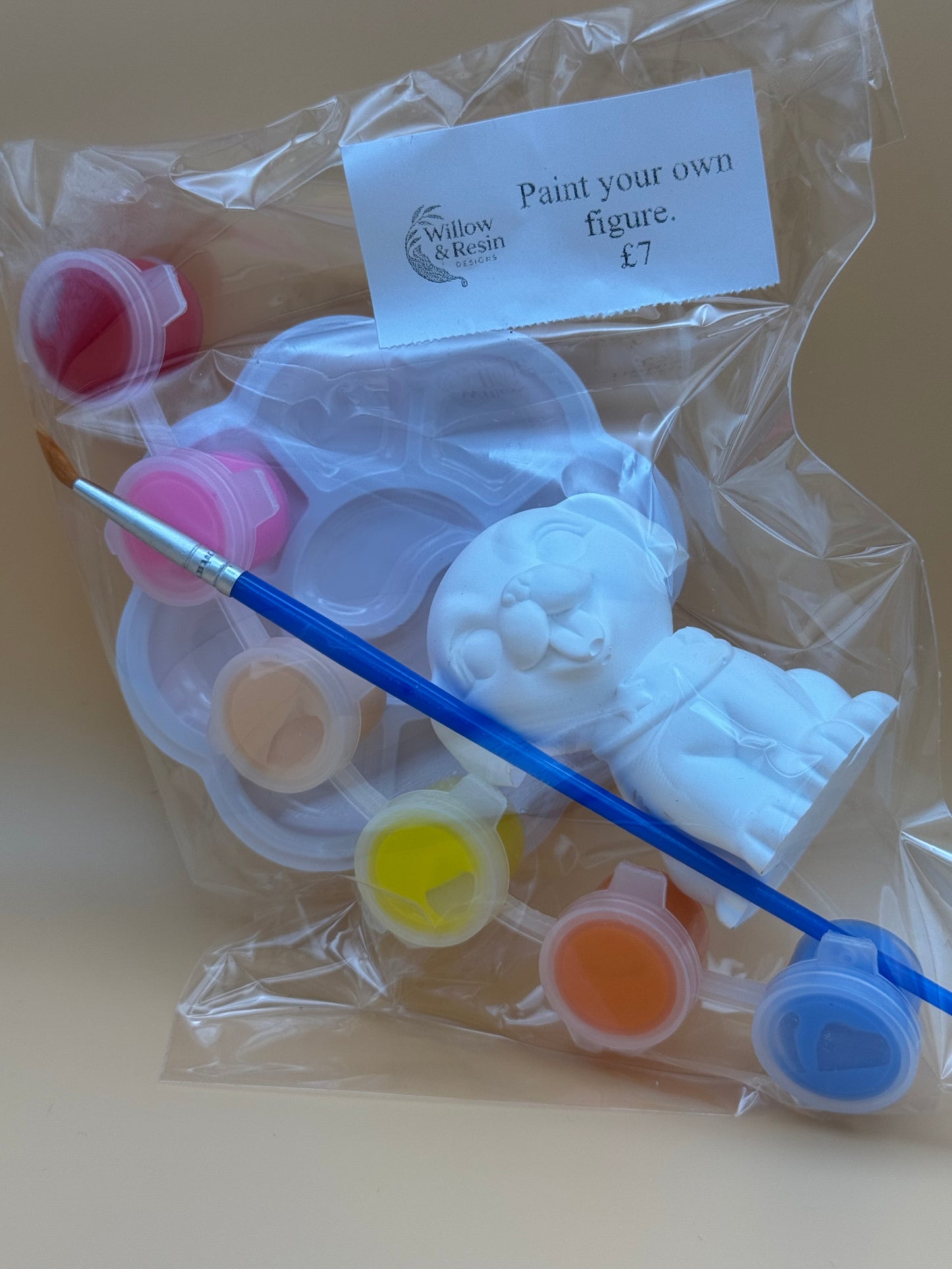 DIY Paint your own figure craft set