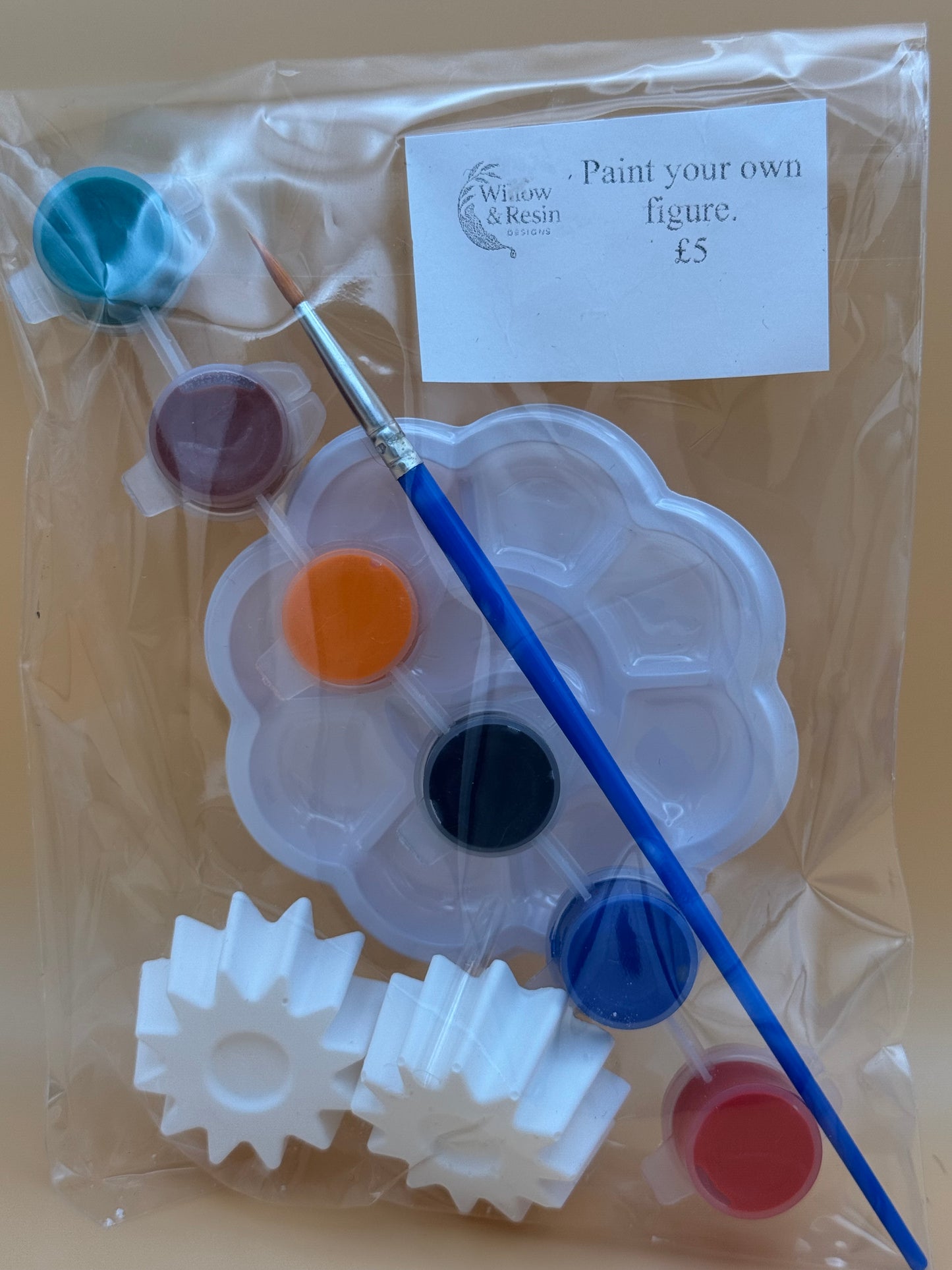 DIY Paint your own figure craft set