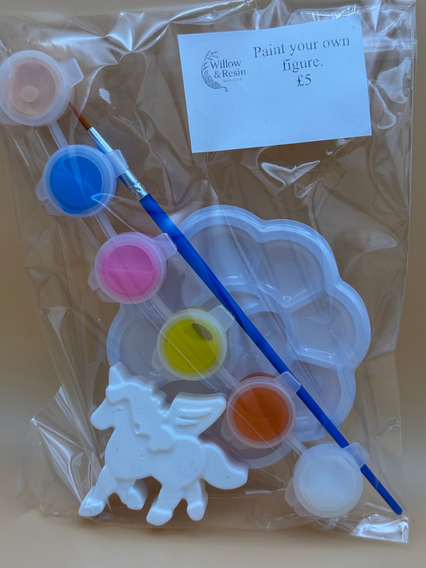 DIY Paint your own figure craft set