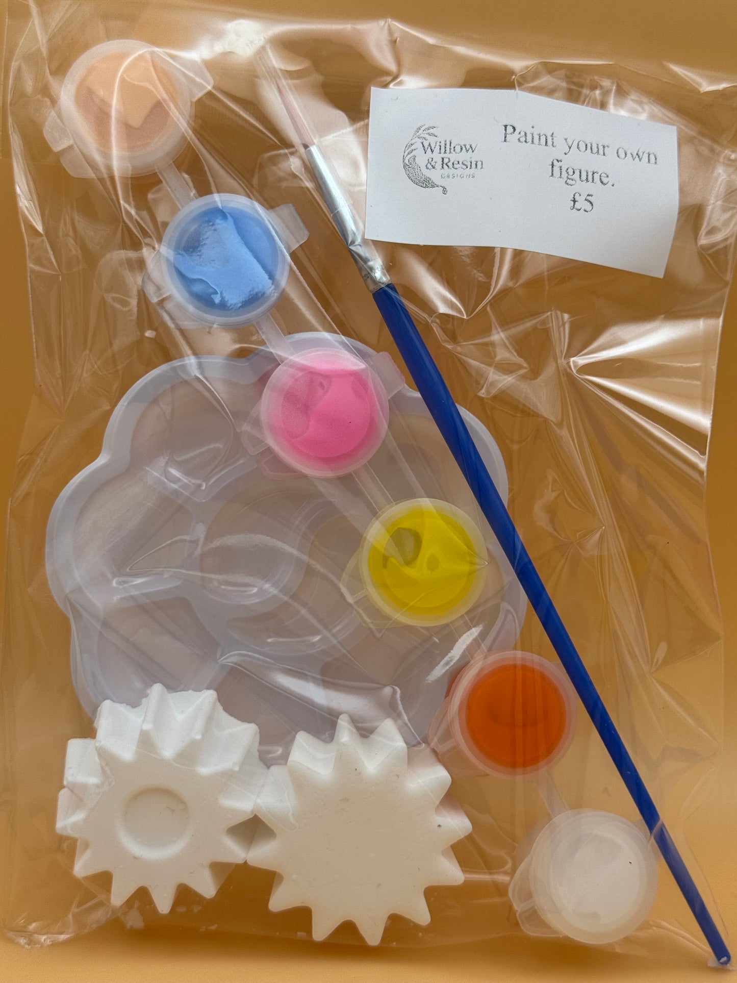 DIY Paint your own figure craft set