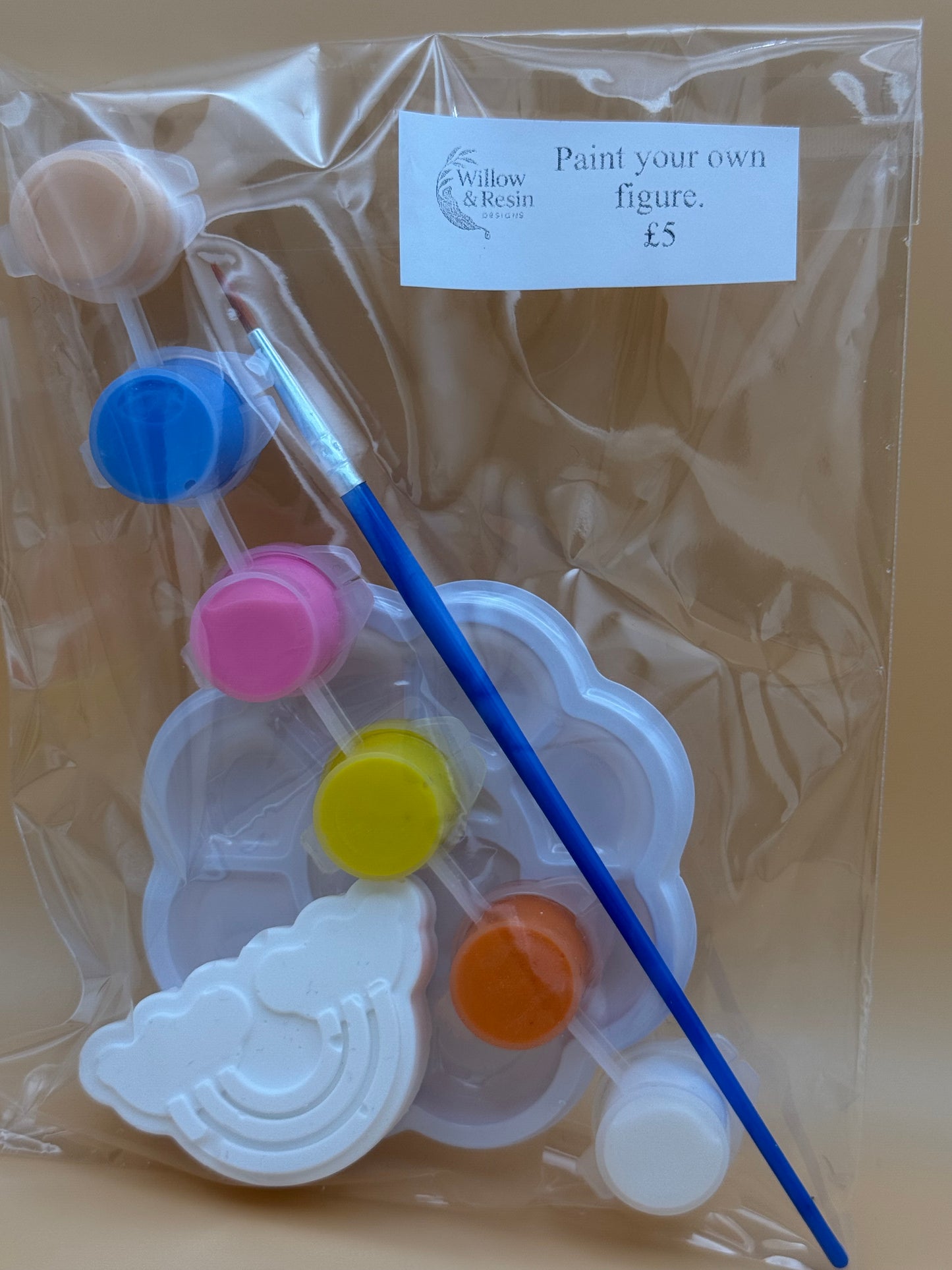 DIY Paint your own figure craft set