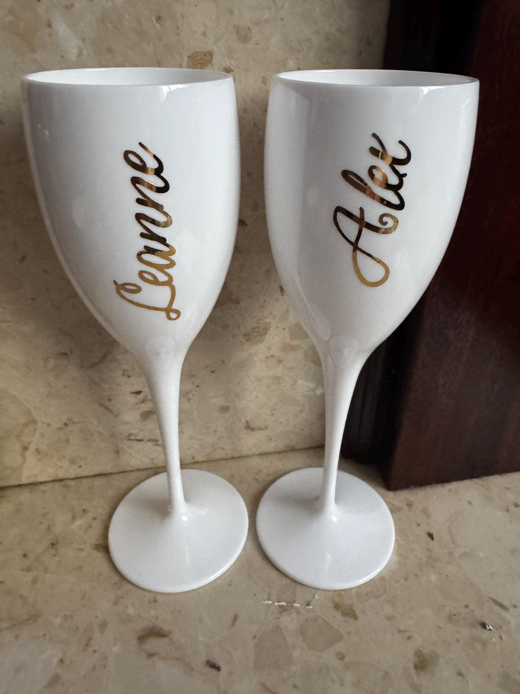 Personalised prom party glasses