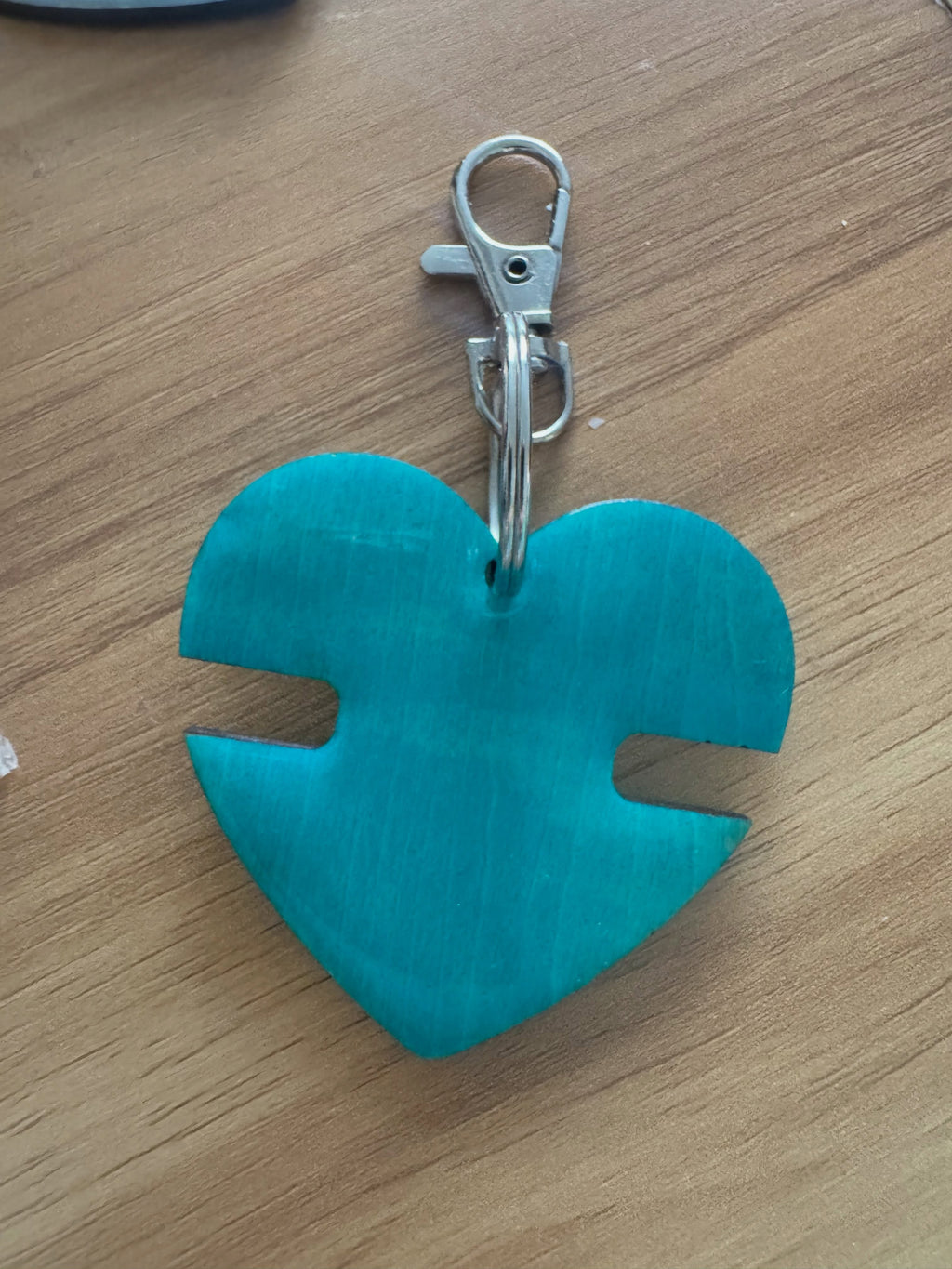 Hair tie holder and keyring